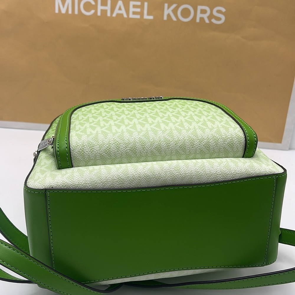 Michael Kors Jaycee Medium Ombré Signature Logo Backpack
Jungle Green 
NWT - Picture 8 of 16